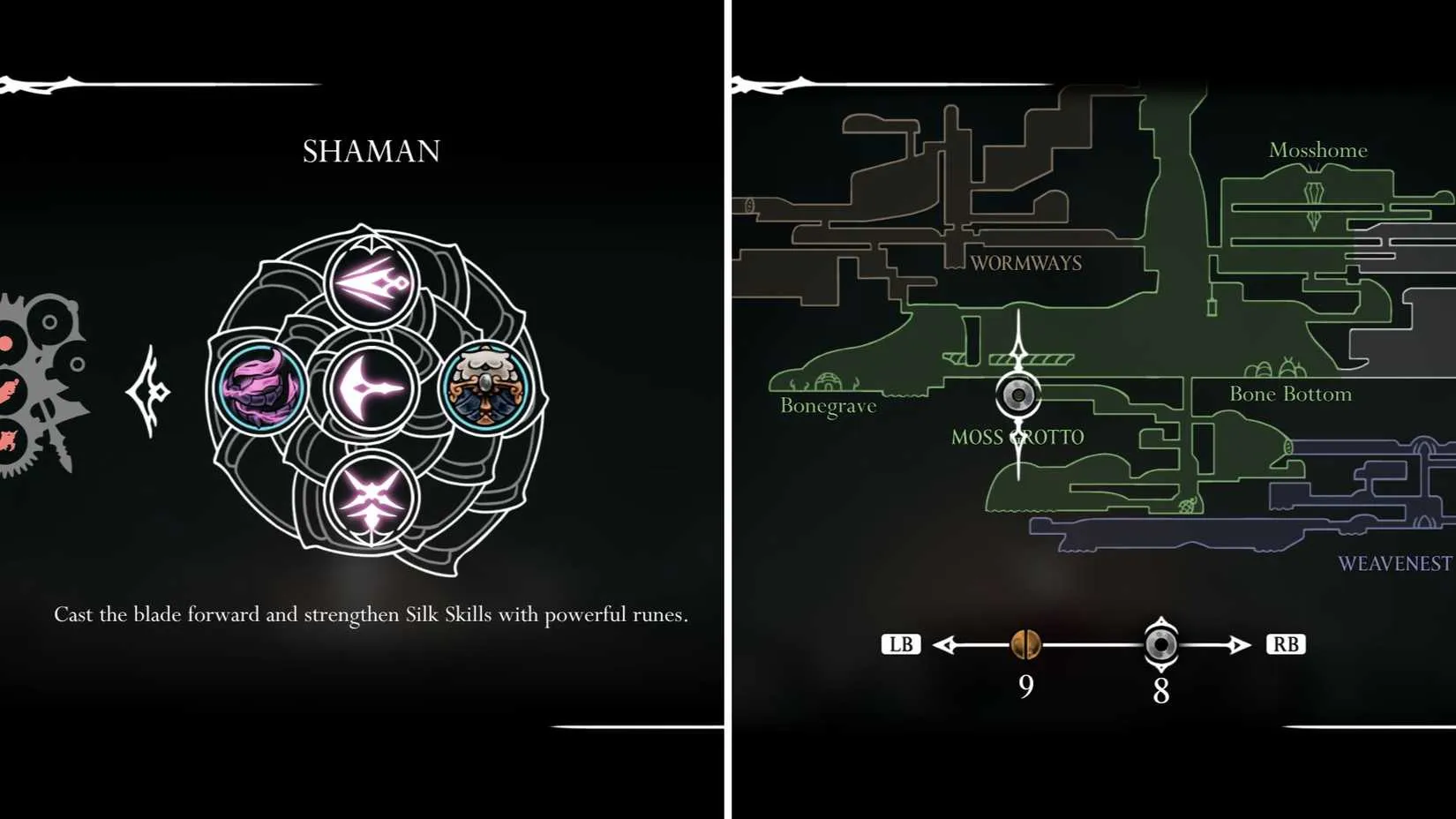 Hollow Knight Silksong Shaman Crest