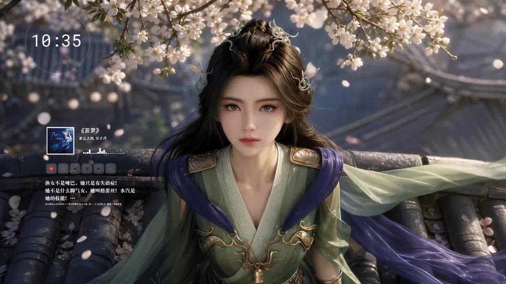 菡云芝·垣上花开