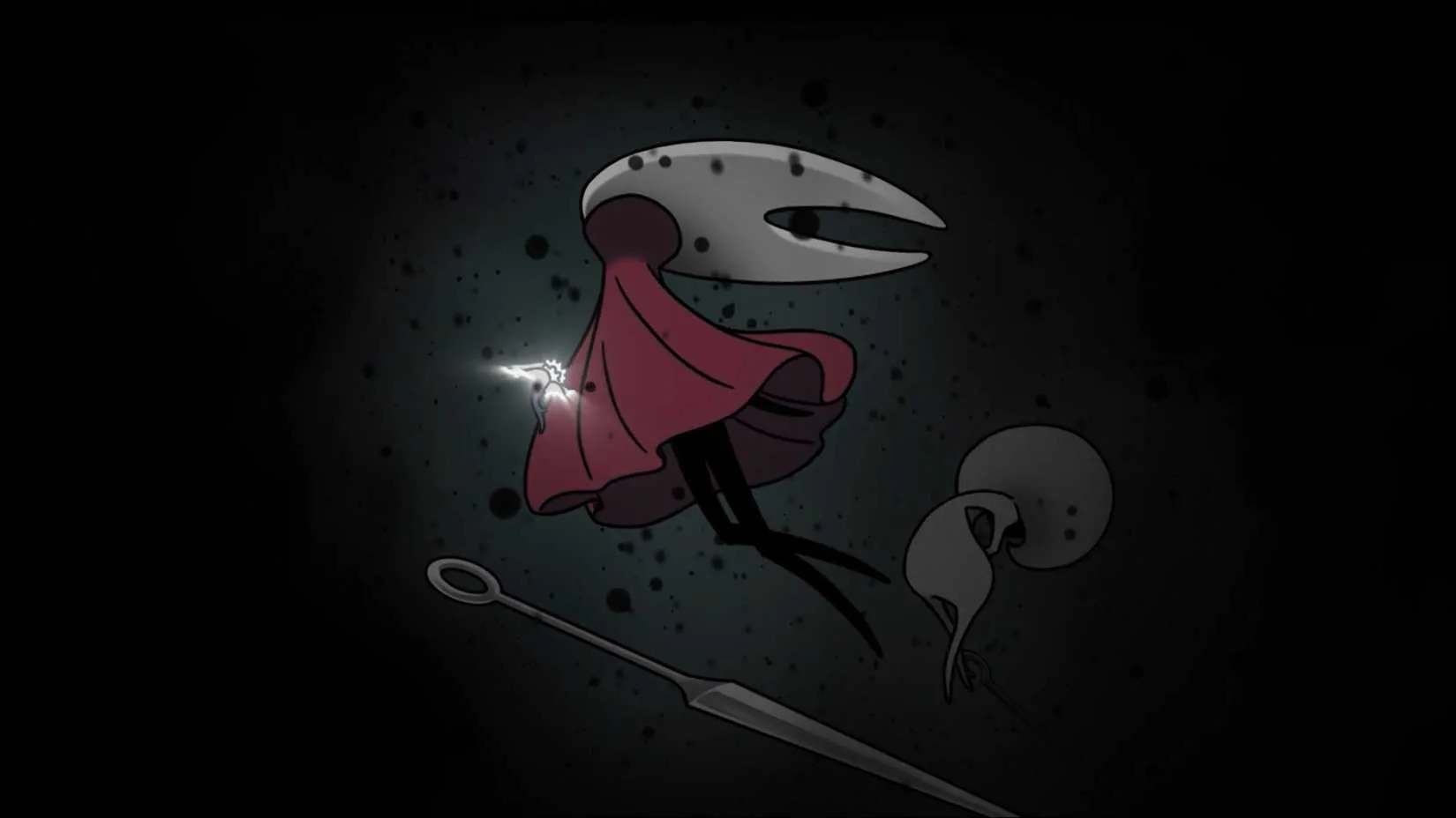 Sister of the Void ending scene with Hornet confronting the void-soaked Lace