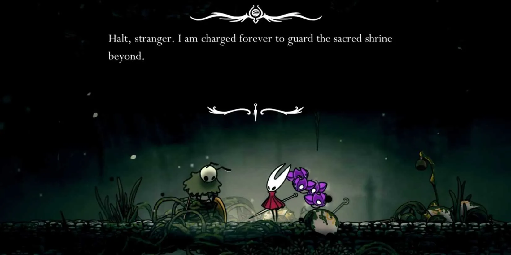 Encountering Shrine Guardian Seth in Hollow Knight Silksong
