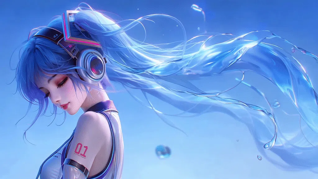 双马尾Miku 4K