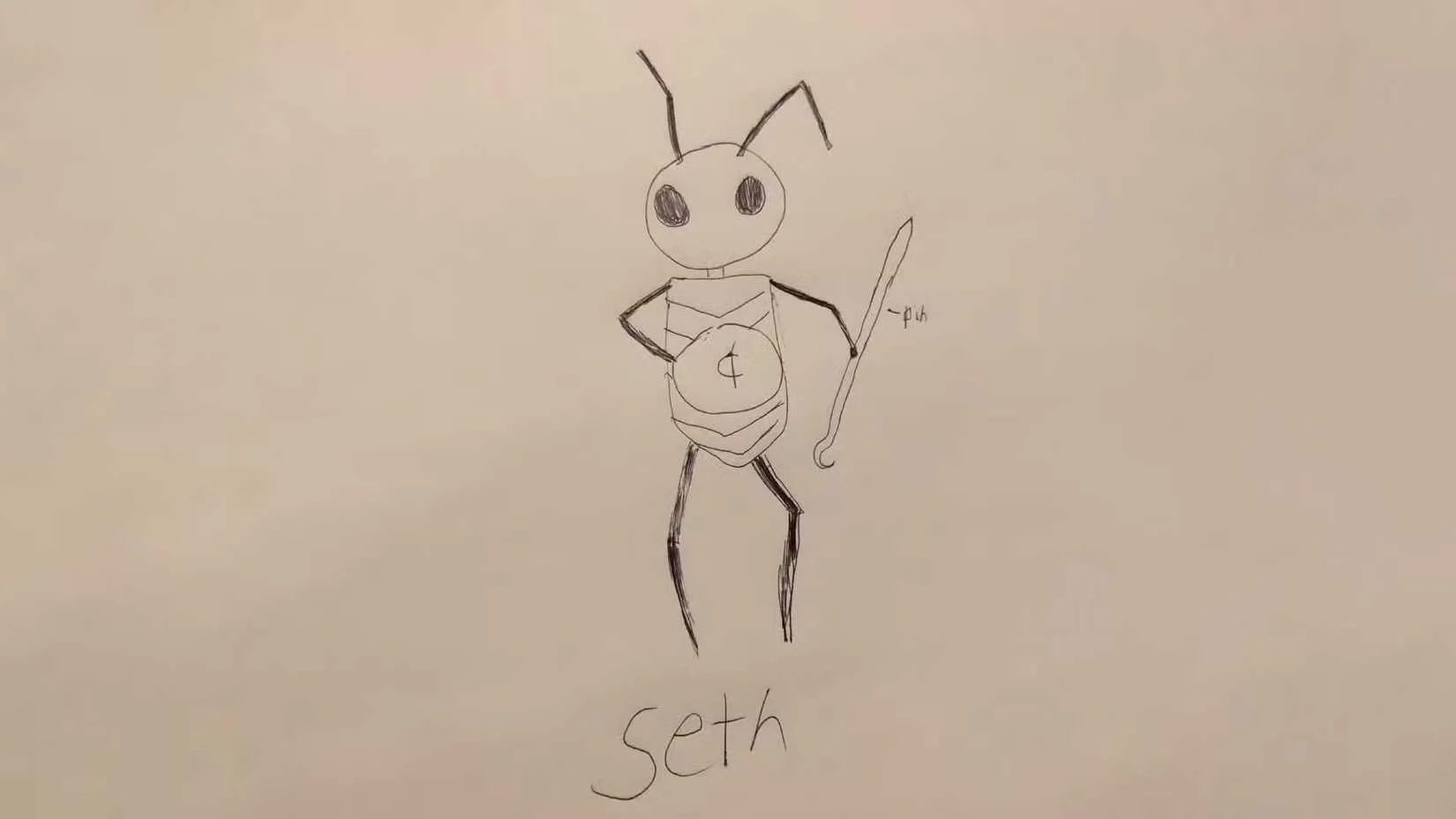 Artwork of Shrine Guardian Seth from Hollow Knight Silksong