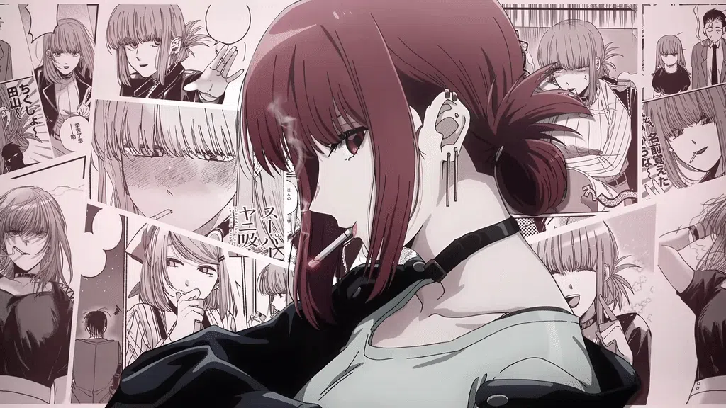 田山·短发侧影