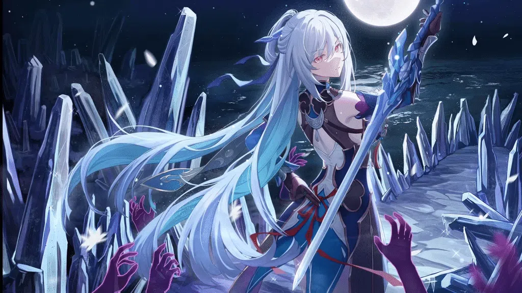 镜流月夜战斗