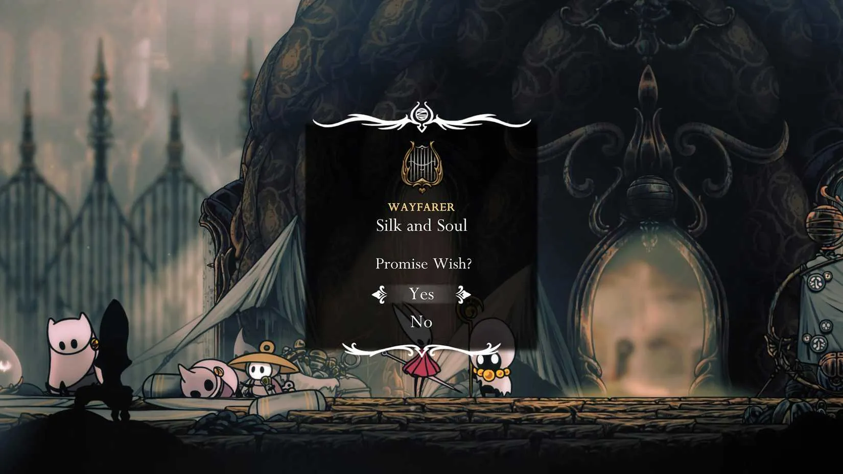 The Silk and Soul wish sends players hunting for special souls and items across Pharloom