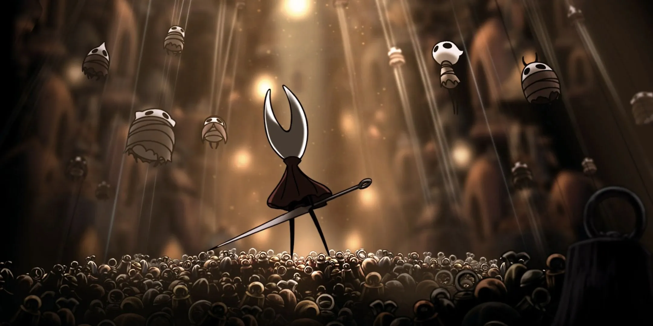 The Bellhart bench area in Hollow Knight Silksong