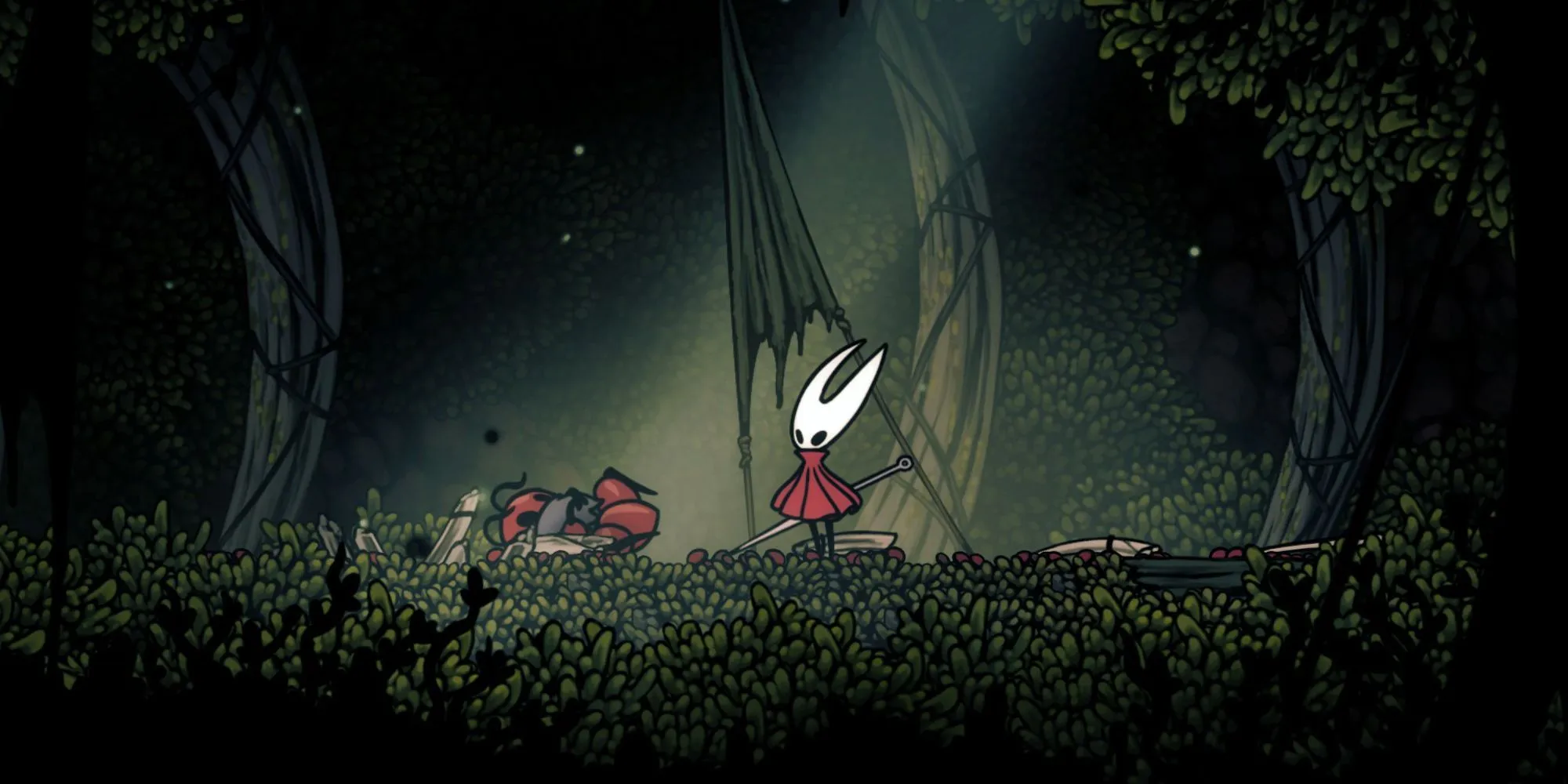 Silksong ants scavenging items in Hunter&rsquo;s March