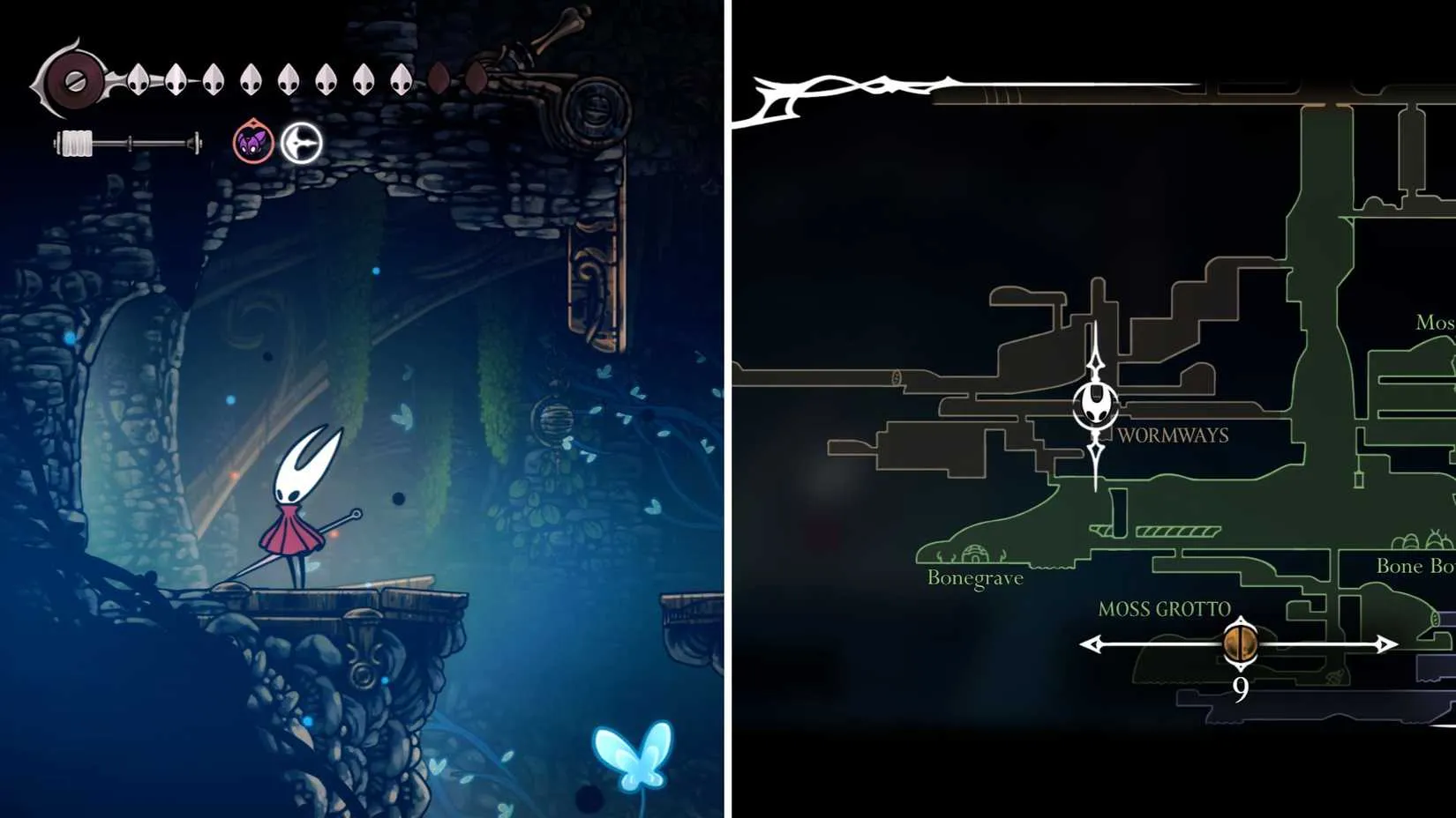 Wormways locked door in Hollow Knight Silksong