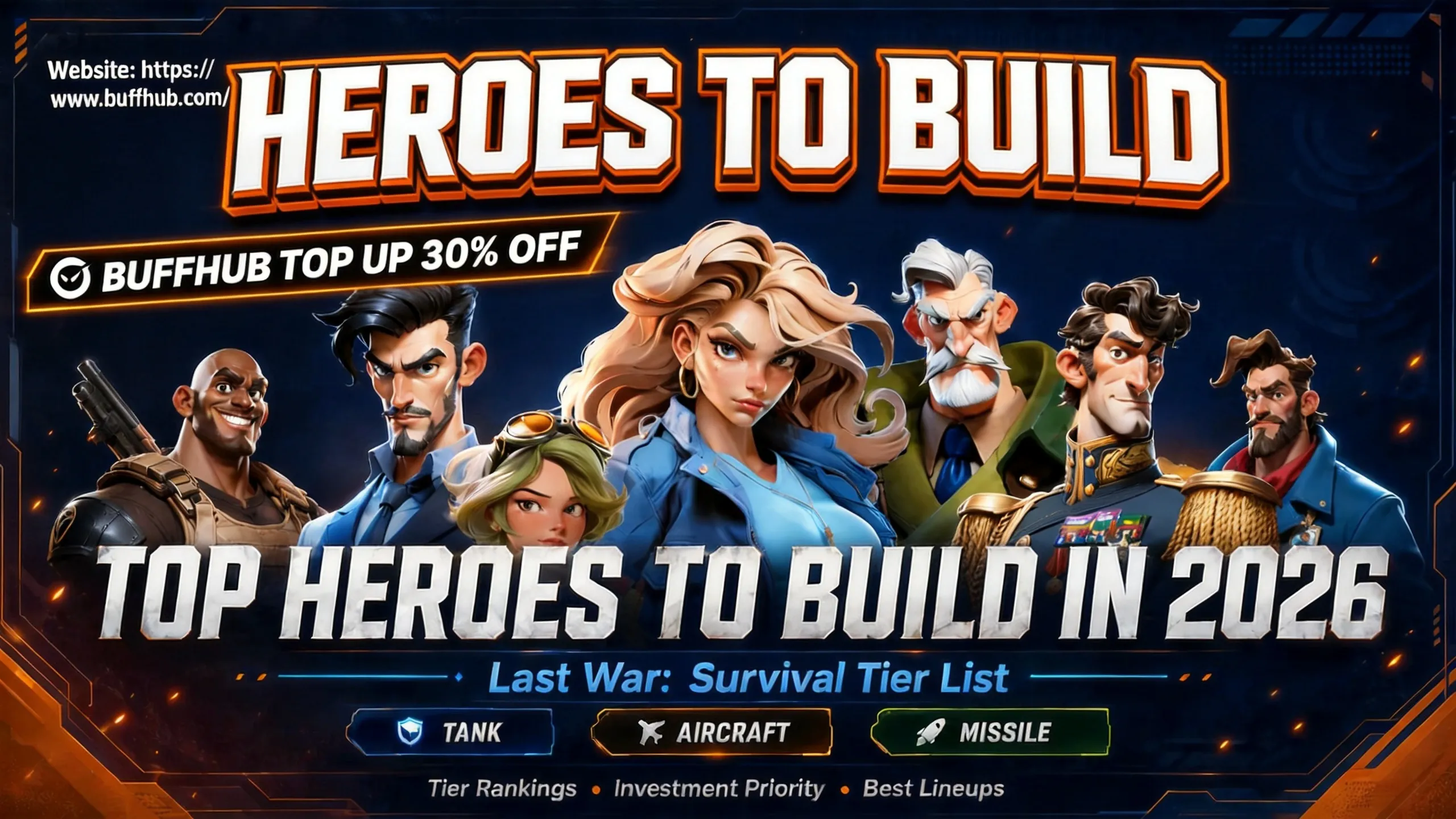 Last War Survival heroes battling in post-apocalyptic base