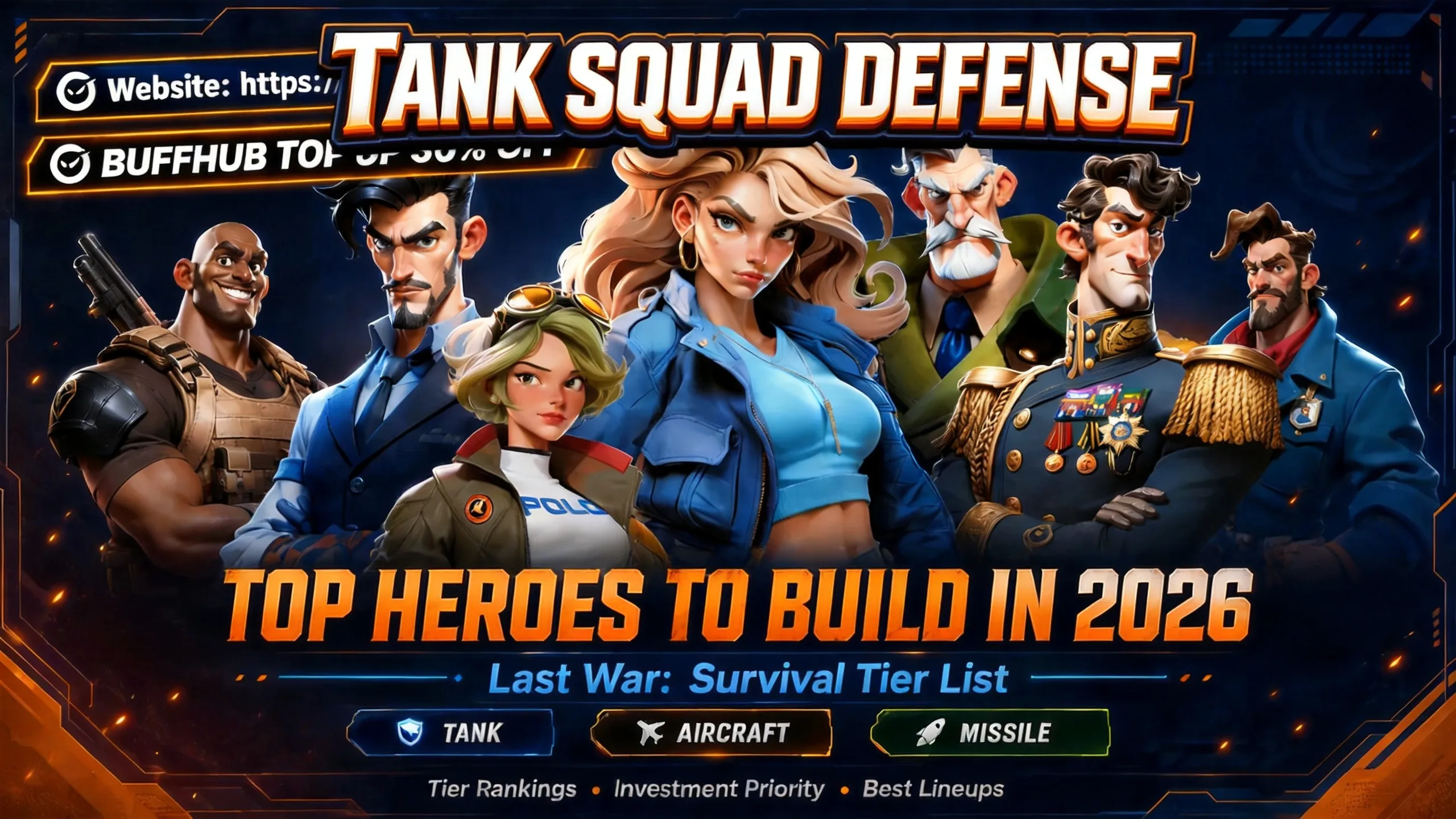 Last War Survival tank squad base defense battle