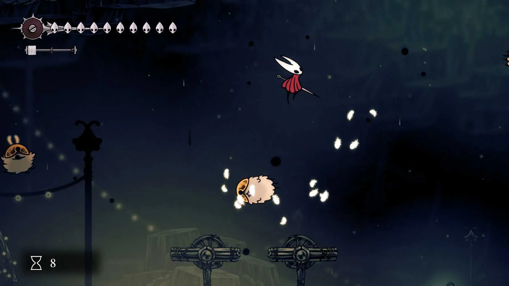 Flea Dodge gameplay in Hollow Knight: Silksong