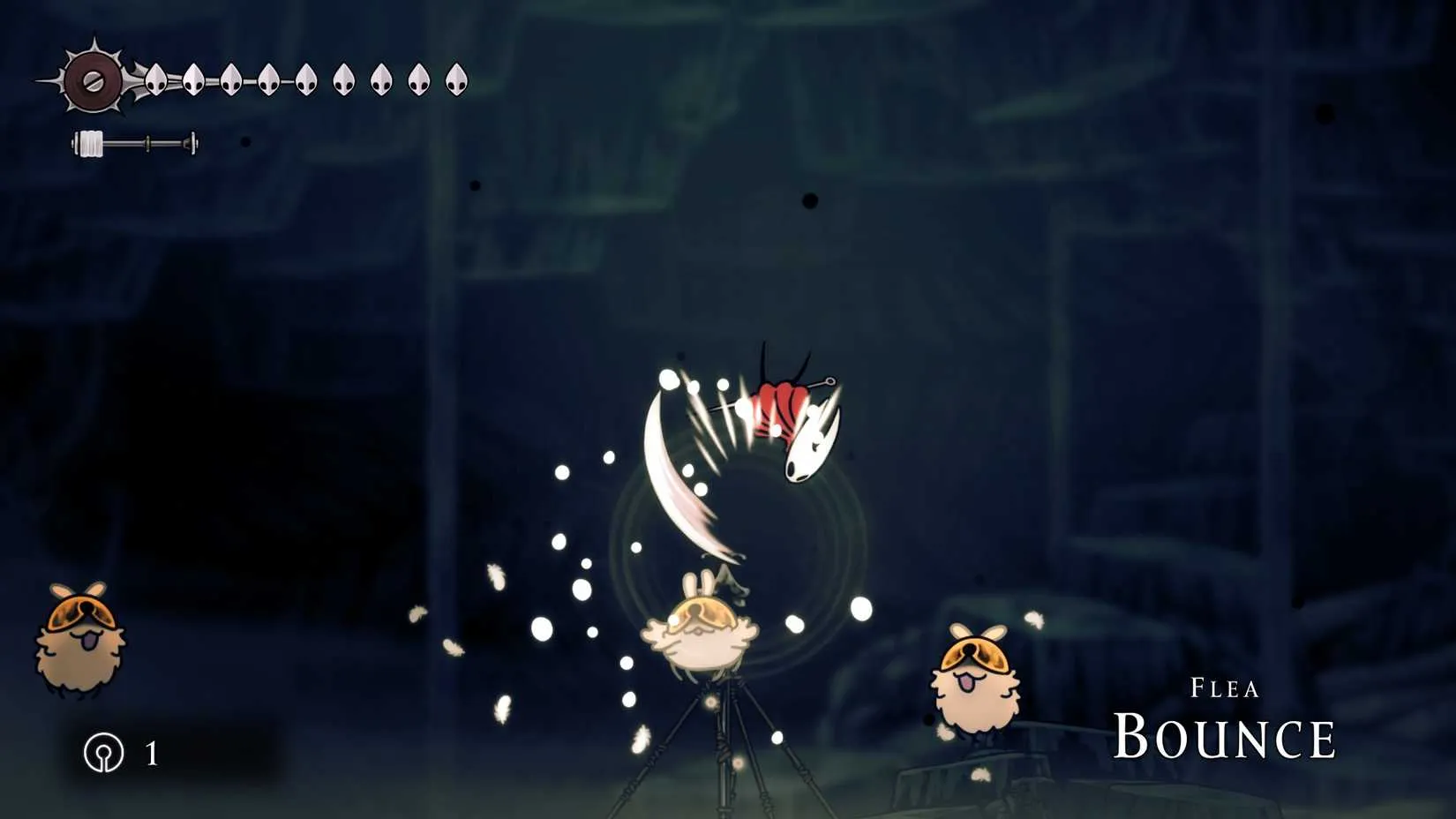 Flea Bounce gameplay in Hollow Knight: Silksong