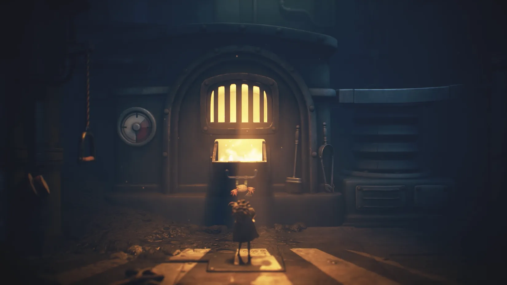 Little Nightmares 3 gameplay featuring a disturbing Resident in the Necropolis