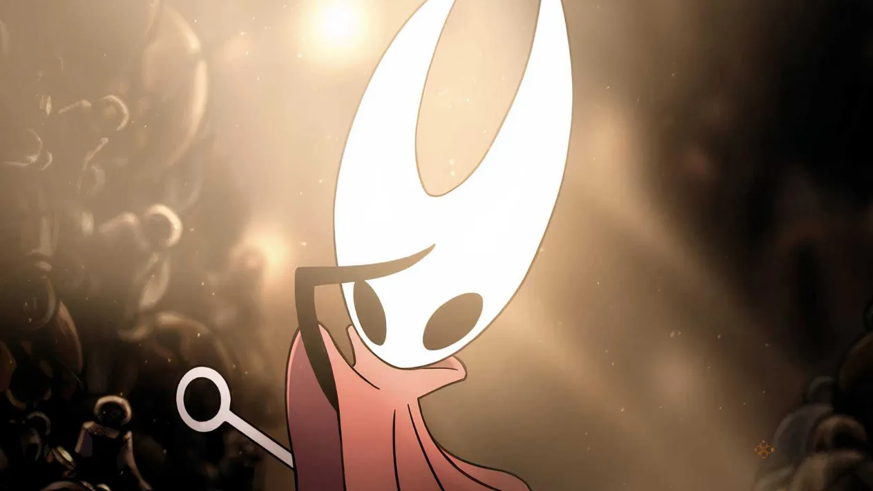 A Silksong achievement or trophy icon, symbolizing the platinum trophy