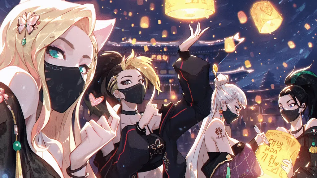 K/DA 节日夜景
