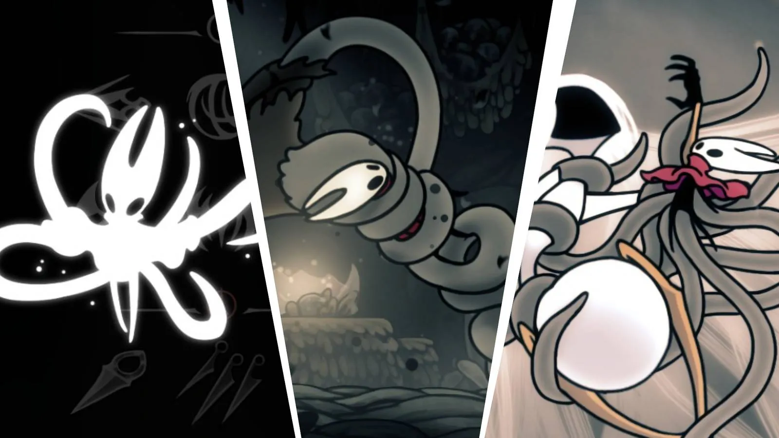 Hornet standing before the hidden path that leads to Hollow Knight: Silksong's Cursed ending