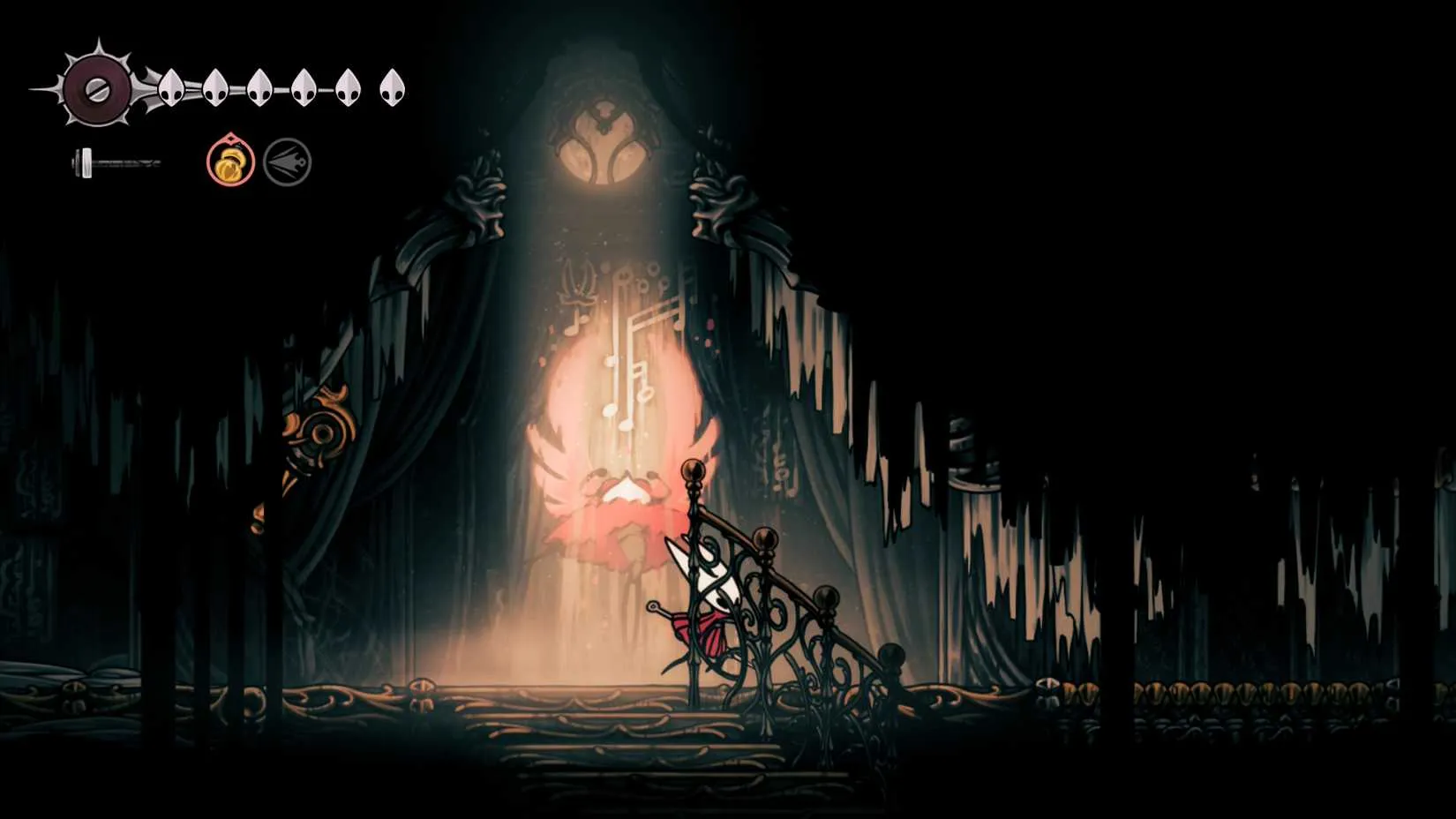 Trobbio boss fight attacks in Hollow Knight Silksong