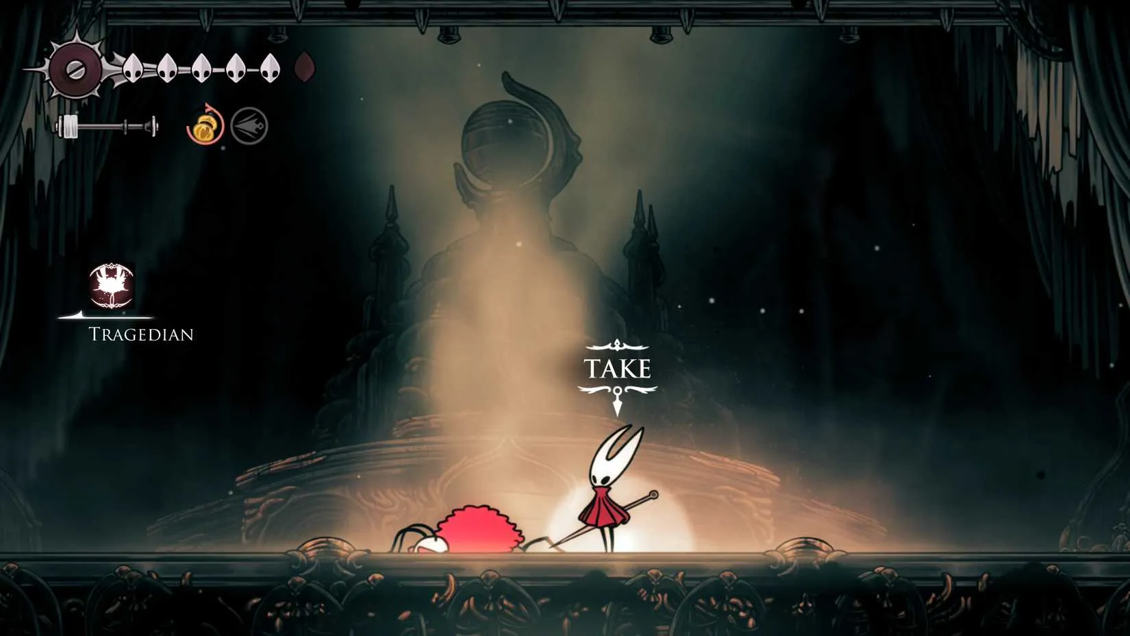 Claw Mirror reward from Trobbio in Hollow Knight Silksong