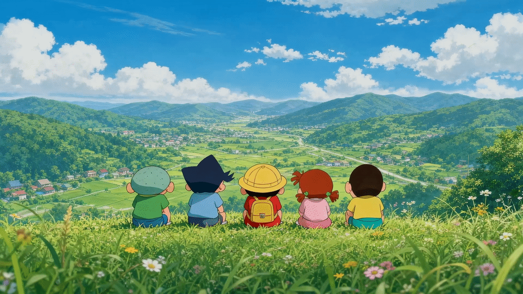 春日部防卫队的背影