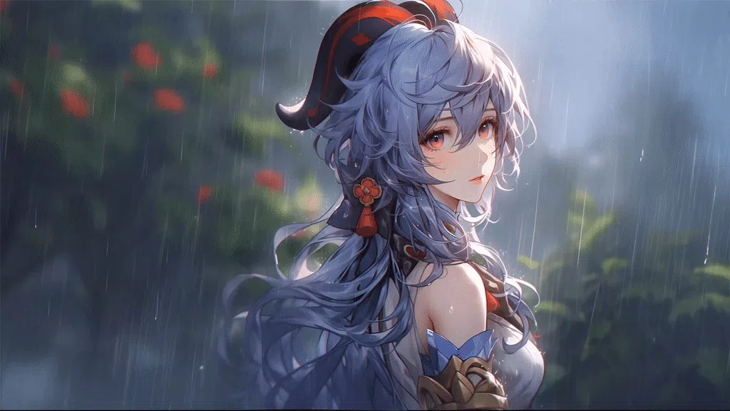 甘雨凝露 4K