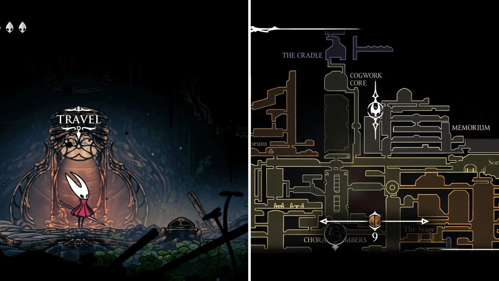 Hollow Knight Silksong Ventrica station at Memorium