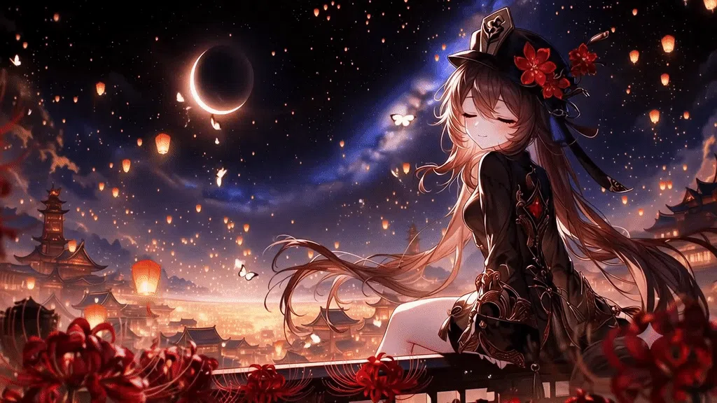 胡桃古风星空