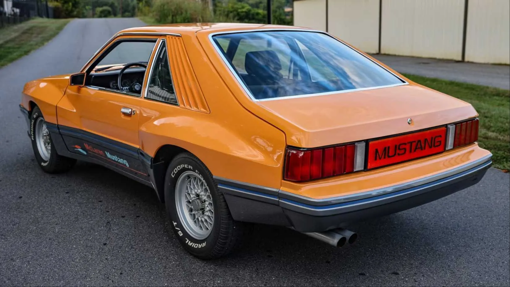 M81 McLaren Mustang with wide arches and BBS wheels