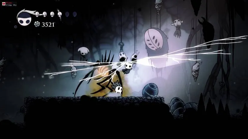 The Deepnest, where Hollow Knight first taught us benches are not always safe