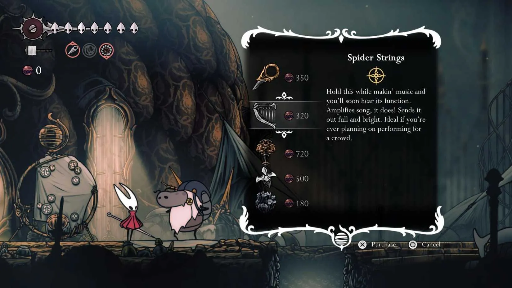 The Lost Merchant quest rewards in Hollow Knight: Silksong