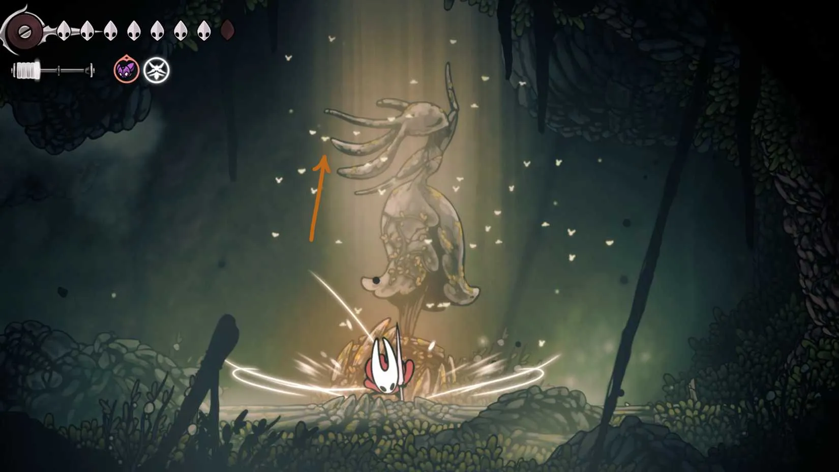 Reaching Hunter's Heart location in Silksong