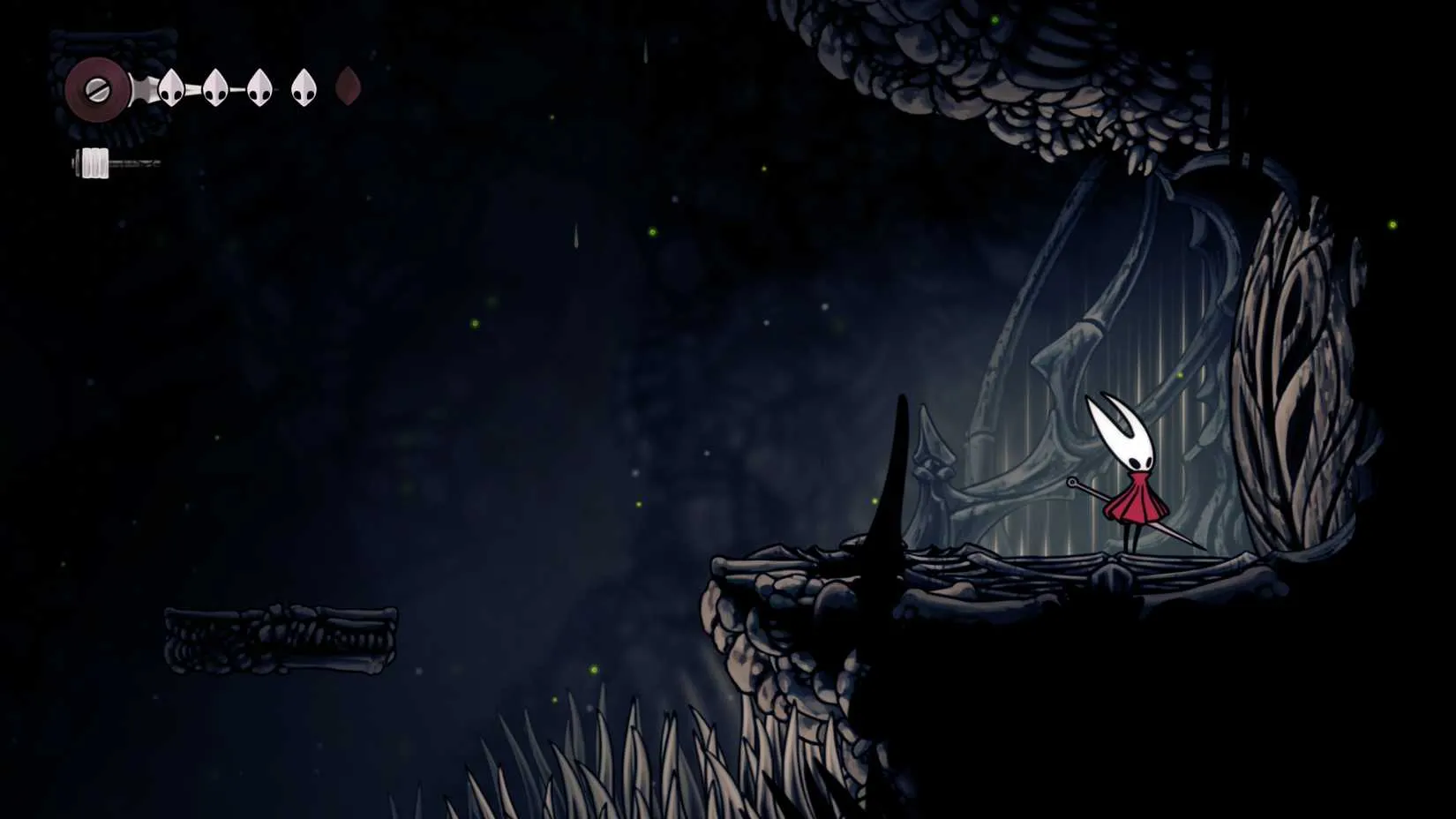 A locked door discovered in Hollow Knight: Silksong