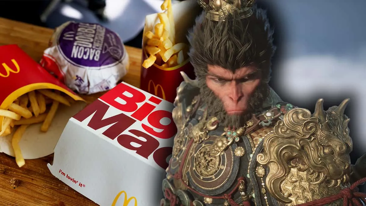 McDonald's China Black Myth Wukong collaboration promotional image