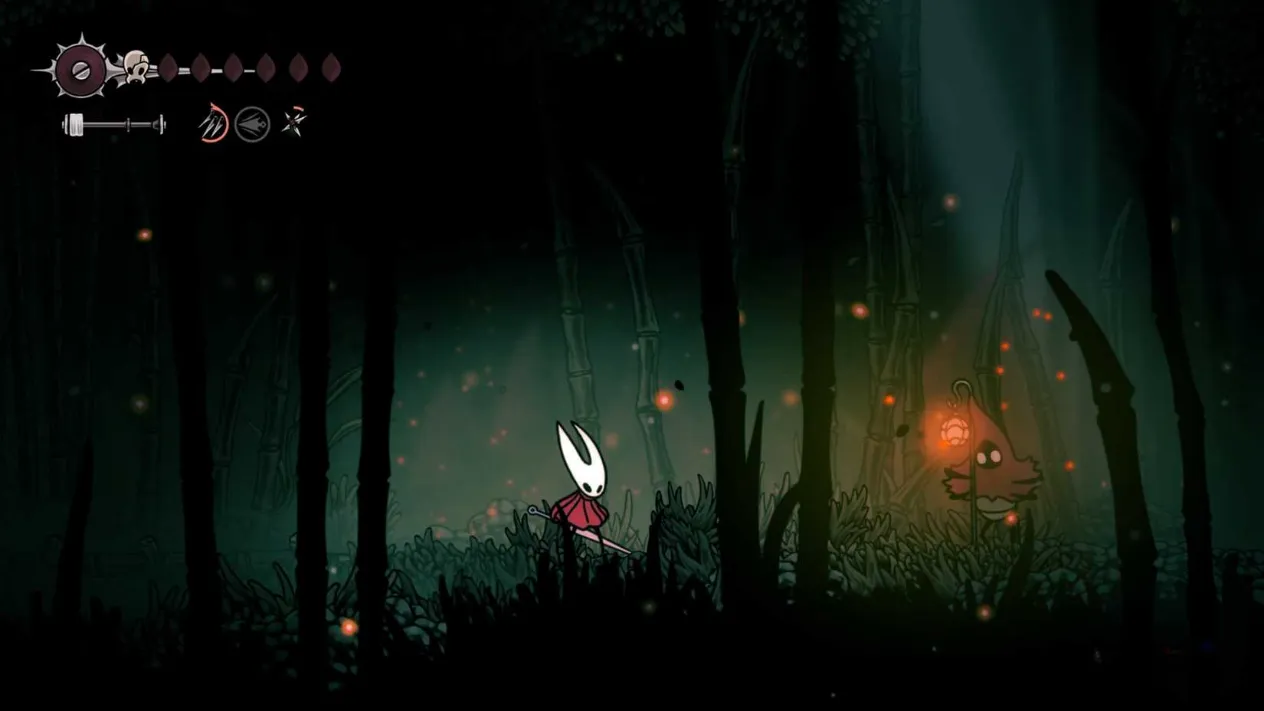 Wisp Thicket collectibles and side paths in Silksong