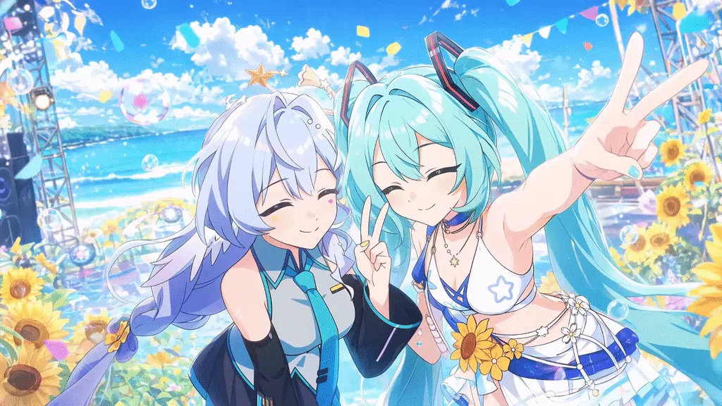 知更鸟×初音夏日联动