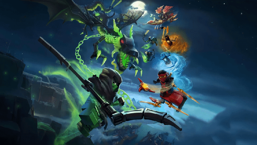 乐高幻影忍者15周年：劳埃德×摩罗回归，NINJAGO 4K动态壁纸免费下载