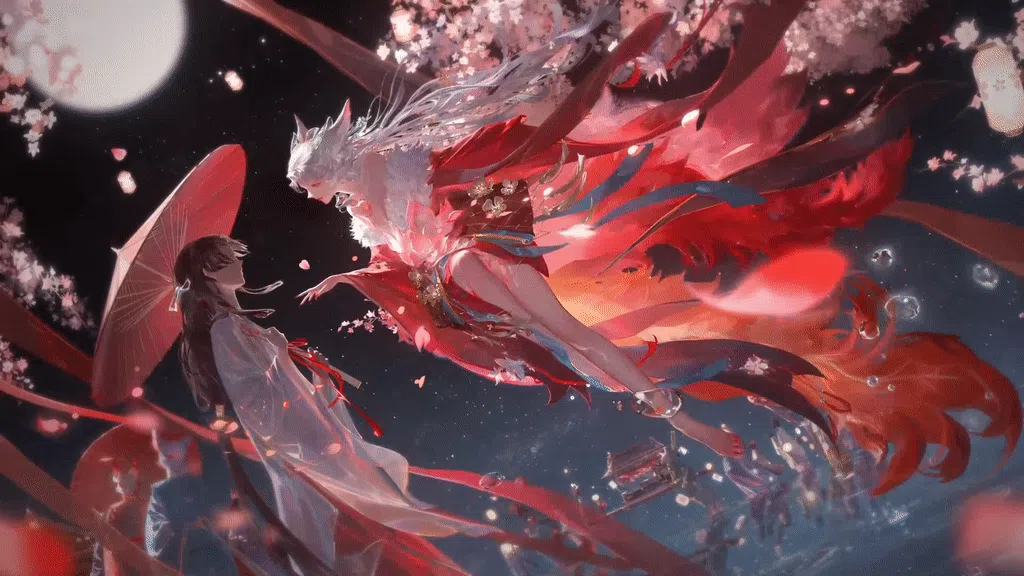 本真三尾狐