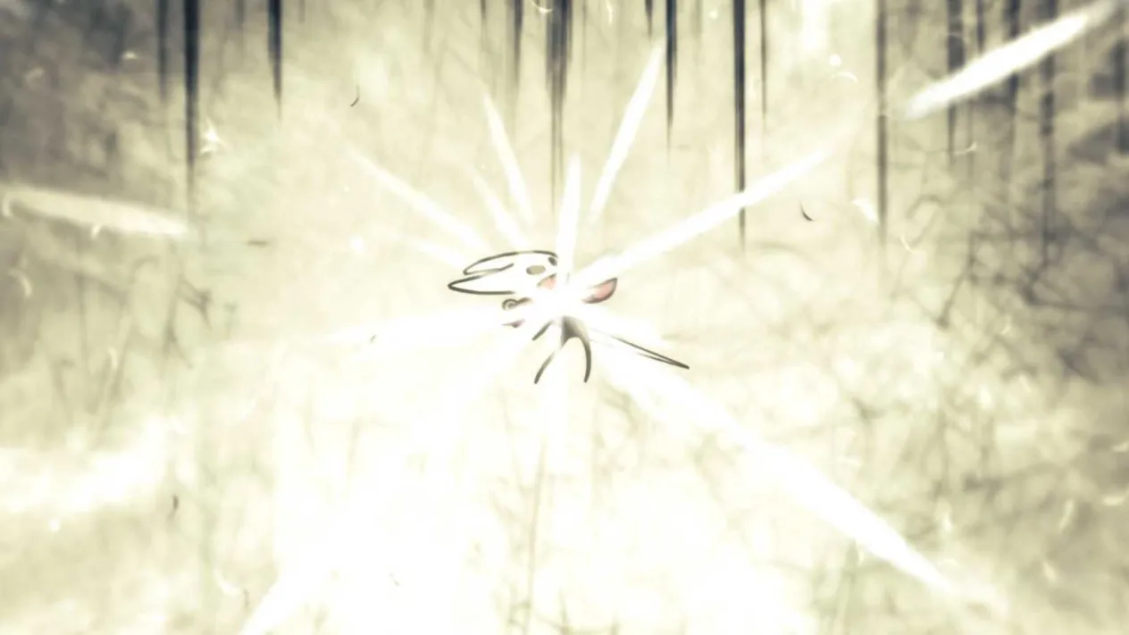 Hornet using powerful tools in Silksong