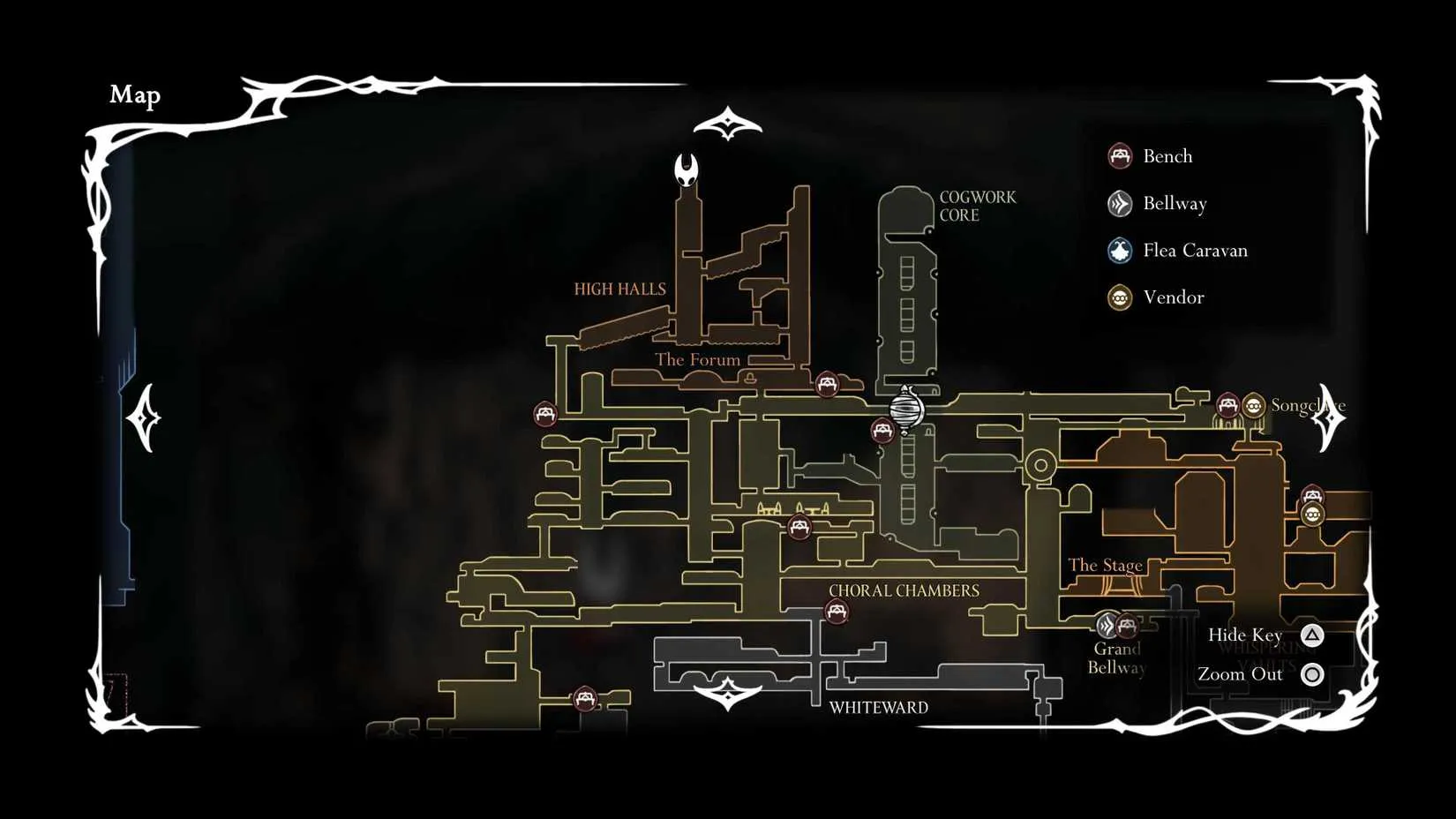 Map of the High Halls entrance