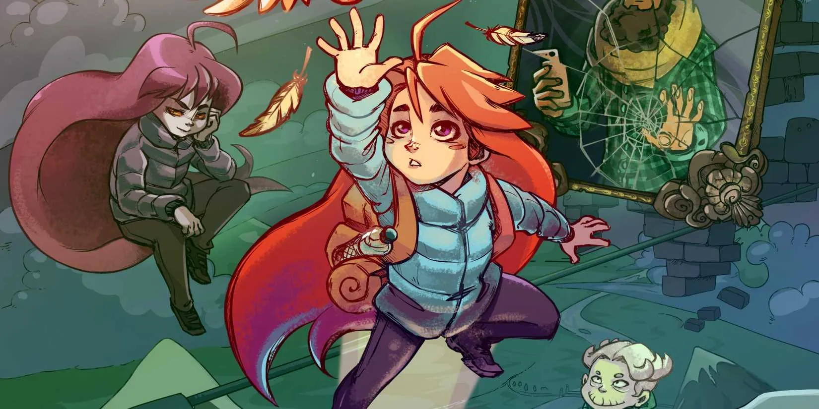 Celeste mountain and pixel art platforming