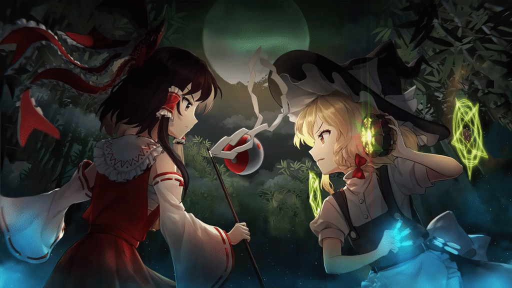 东方永夜抄 - 灵梦 vs 魔理沙 PC