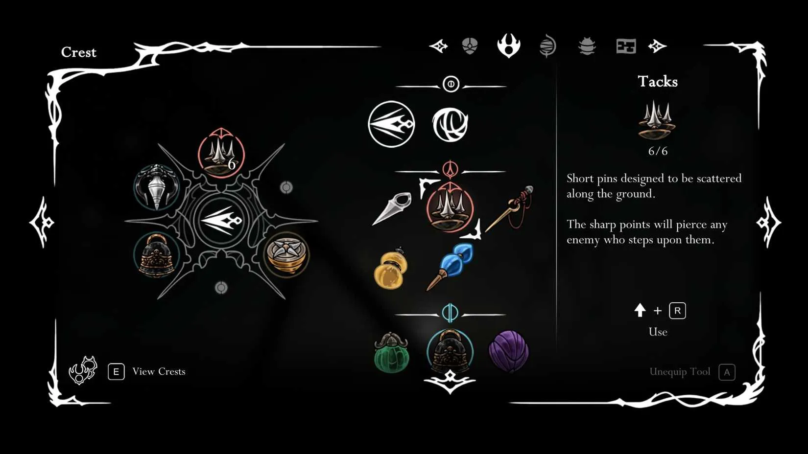 Tacks tool in Silksong