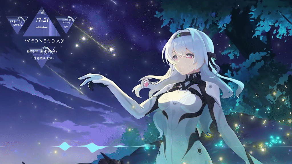 【4k 高度自定义 双模式】流萤 萤之梦——夜莺Night【崩坏星穹铁道】