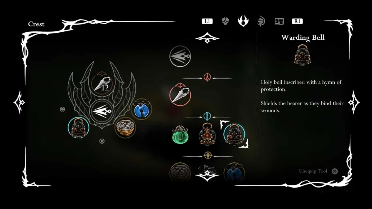 What does the Warding Bell do in Silksong