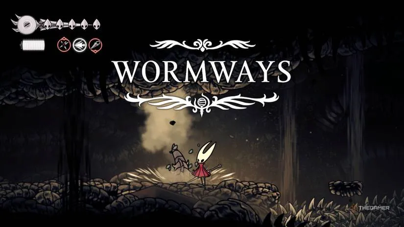 Entering the Wormways from Moss Grotto