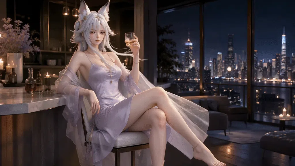 都市夜酌心月狐