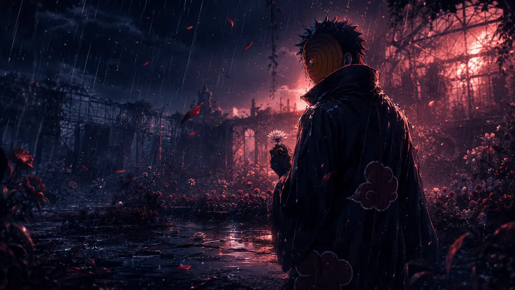 带土·雨夜 4K