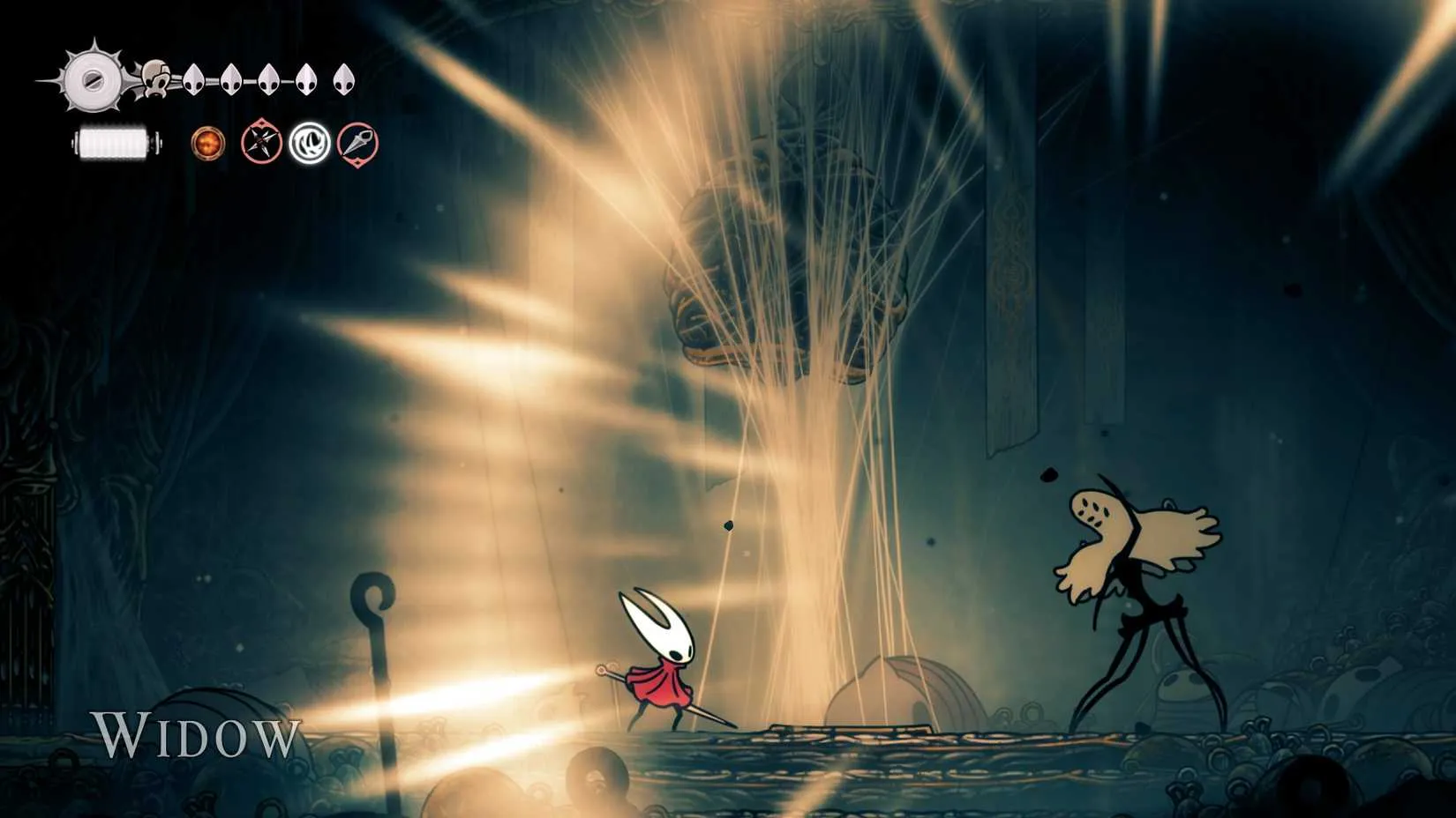 Phase 1 of the Widow fight