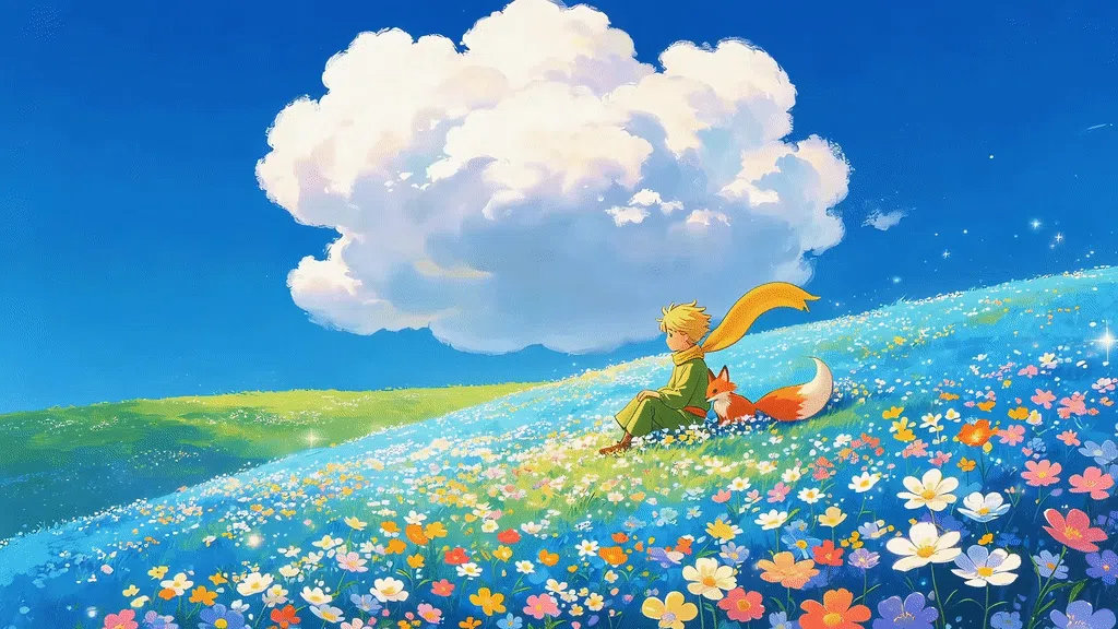 鲜花草地王子和狐狸