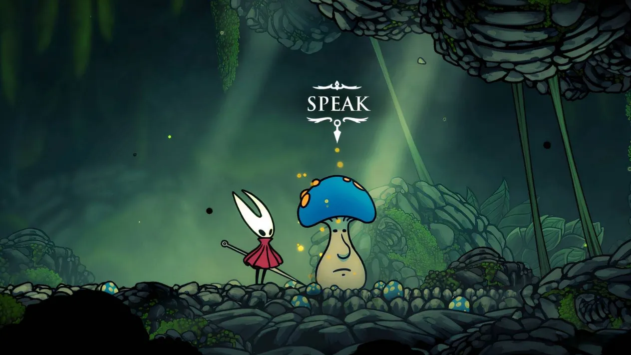 Mister Mushroom lurking in the shadows of Hollow Knight: Silksong