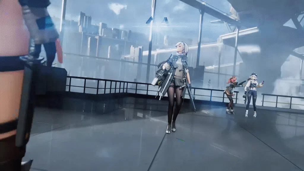 Girls' Frontline 2: EXILIUM - Frostfall Squad Loop/《少女前线 2：追放》- 霜落小队循环动画